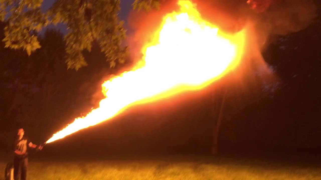 flamethrower YouTube
