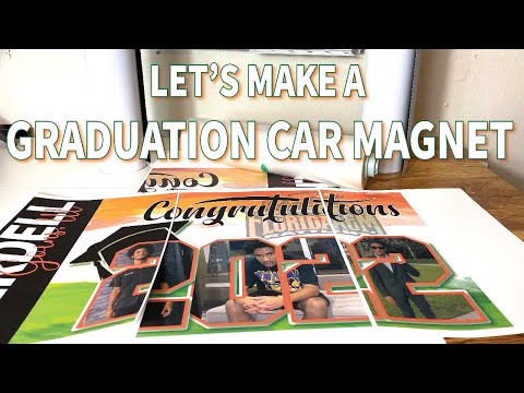 Work with Me | Making a Car Magnet using Sublimation and Laminate ...