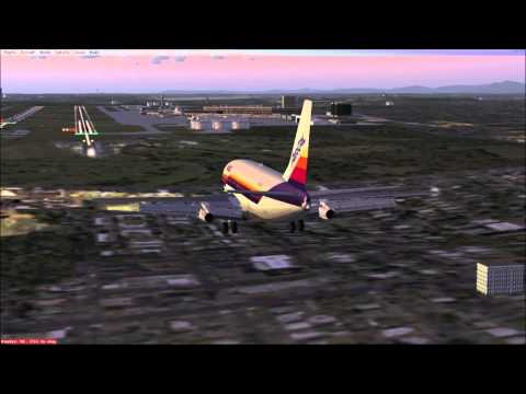 Boeing 737-200 Landing in Seattle (KSEA) FSX