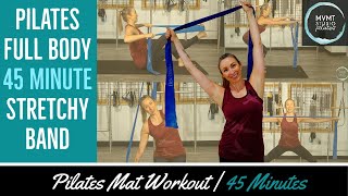 Pilates Full Body | Theraband Workout | 45 minutes