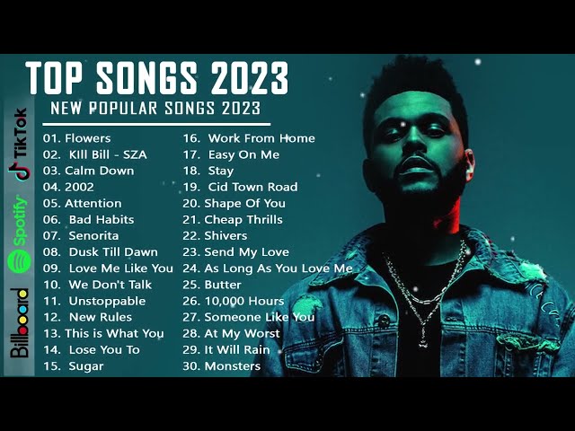 TOP Spotify Playlist 2023🥑Spotify Hot 50 This Week 🥑 New Song 2023 class=