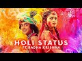 RADHA ❤ KRISHNA HOLI STATUS 😍 | HOLI STATUS | ADITYA CREATION 06 | #radhakrishna #holi #trending