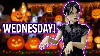 DANCE WITH ME! 💃 5ft Rave'N Wednesday Animatronic Demo (2024 Lowe's)