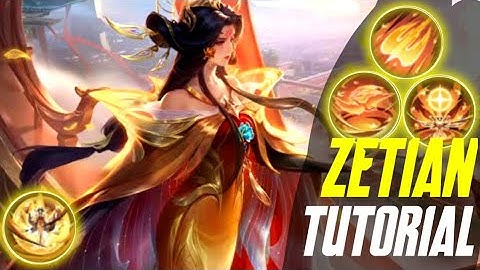 ZETIAN TUTORIAL : 1 HIT KILL COMBO, BEST BUILD AND EMBLEM!! | MOBILE LEGENDS