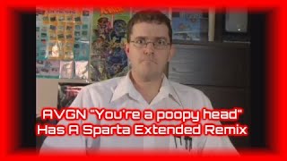 Avgn Youre A Poopy Head Has A Sparta Extended Remix
