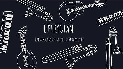 E Phrygian Modal Vamp Backing Track