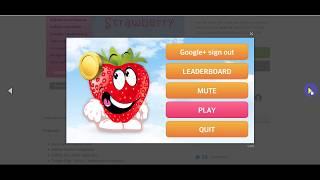 Strawberry Game with AdMob and Leaderboard freeDoownload screenshot 1