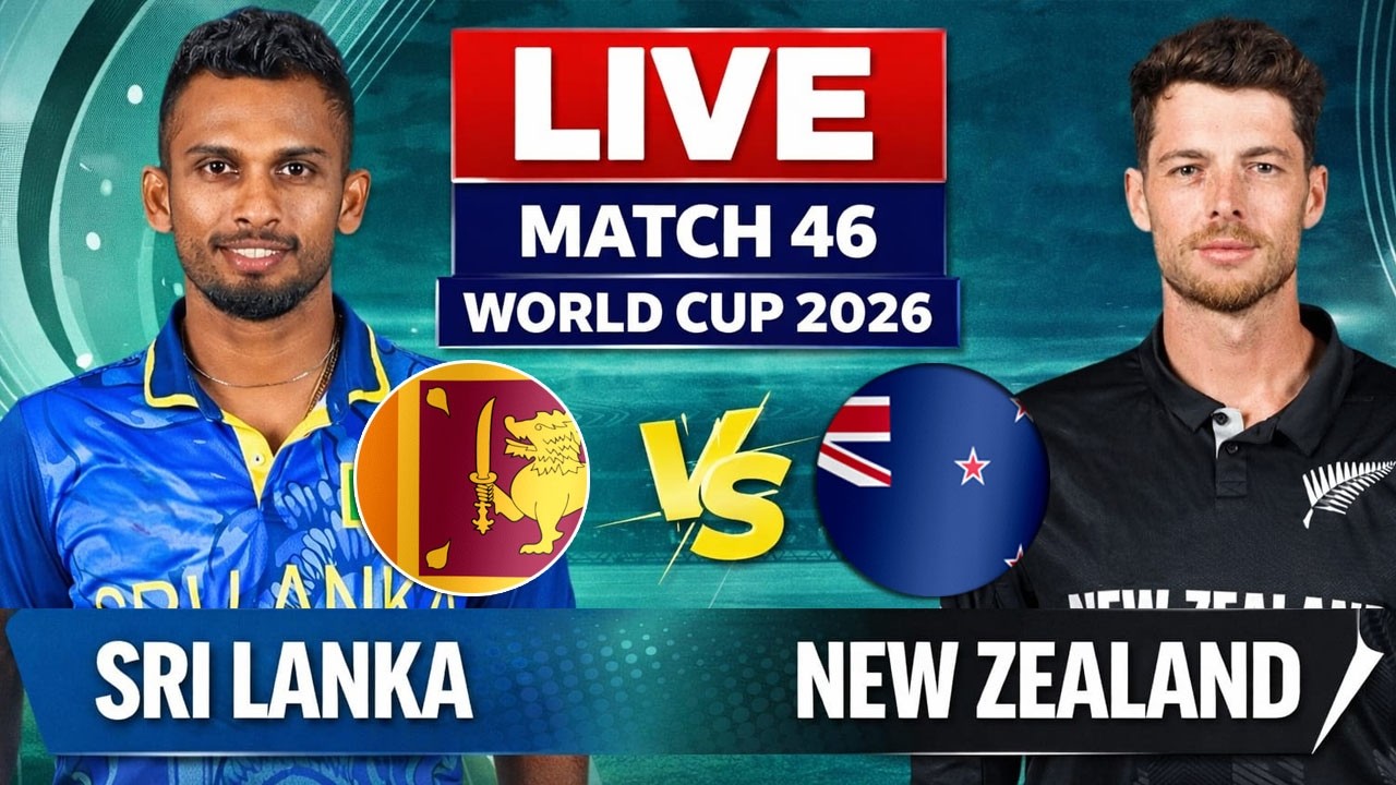 Live SL Vs NZ T20 WC Match | Live Cricket Match Today | SL vs NZ 46th T20 1st innings #livescore