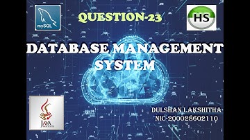#javainstitute #pcjt DBMS Question Set 23