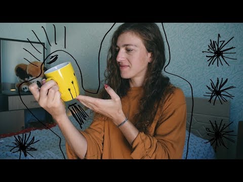 ჭიქის მოხატვა მარკერით • DIY