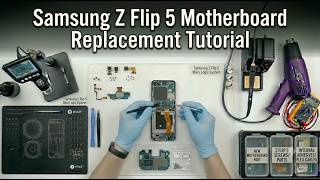 SAMSUNG GALAXY Z FLIP 5 5G SM-F731 Motherboard Replacement Tutorial / Wymiana płyty głównej
