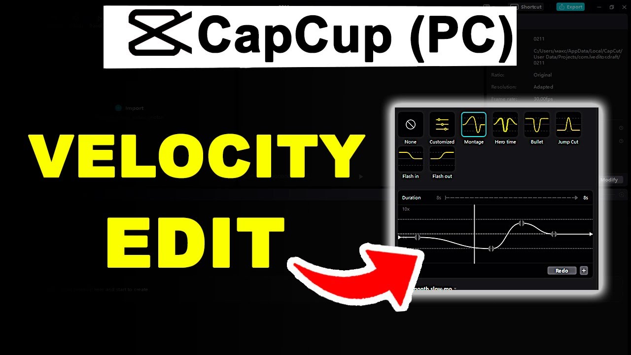 How to Make a Velocity Edit in CapCut PC (Fast Edit Tutorial) - YouTube