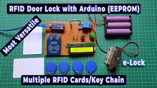 Securing Your Home with Arduino: RFID Door Lock with Multiple Cards & EEPROM Memory