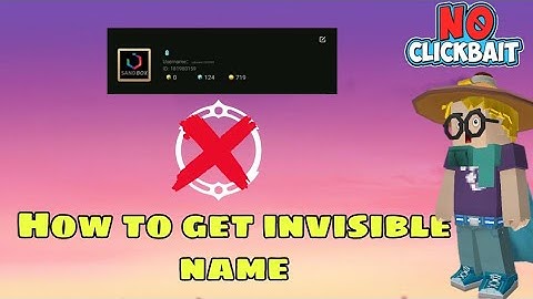 How to Get Invisible Name In Blockman Go ( Without۝ )