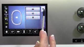 Bernina 770 94 How to Load an Embroidery Design