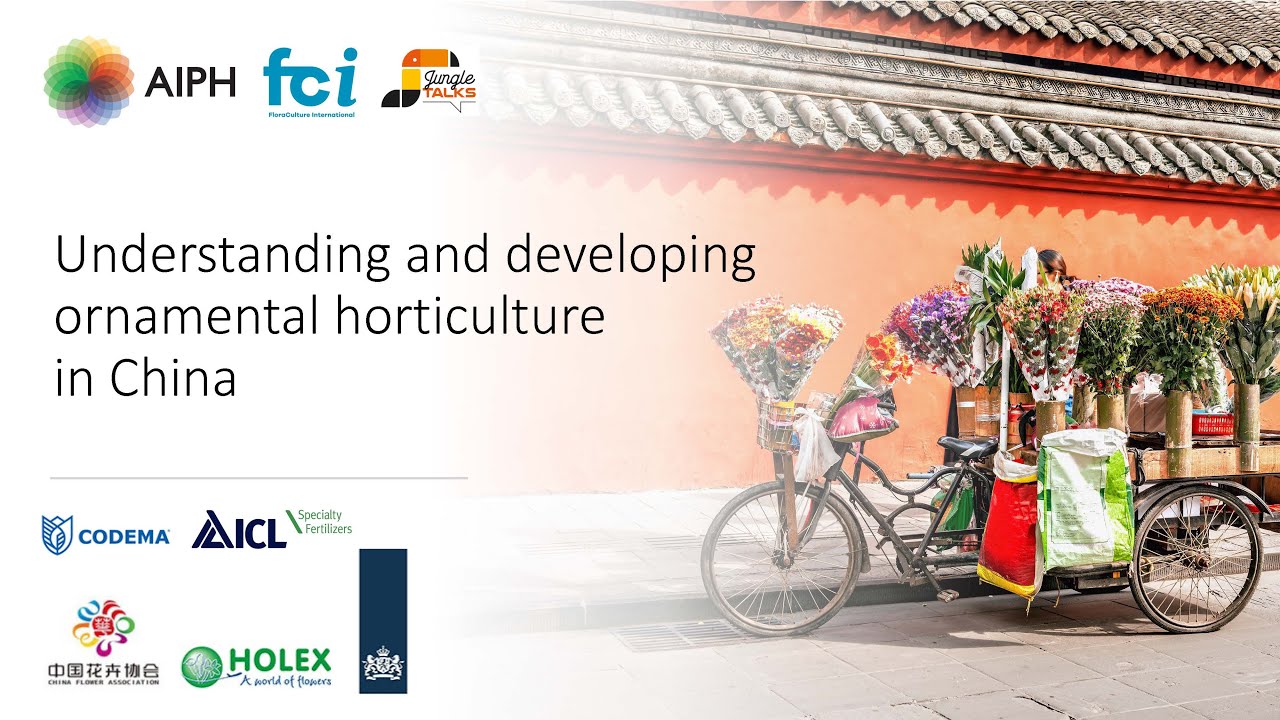 Understanding and developing ornamental horticulture in China