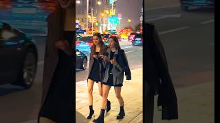 Nightlife In Moscow, Russia, Beautiful Russian Girls #Shorts #Short #Trending #Streetstyle #Fpv