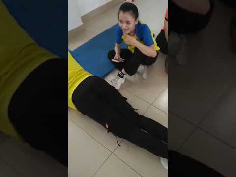 Video kiểm tra thể lực plank cho sv Hutech tháng 8 2022 - YouTube