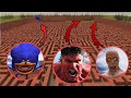 Epic Battle: SCP 096 vs Shin Sonic vs Red Hulk in Garry’s Mod!