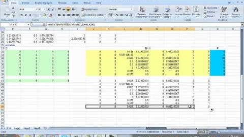 excel matrices