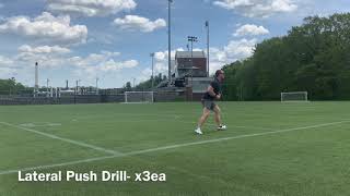 Lateral Push Drill