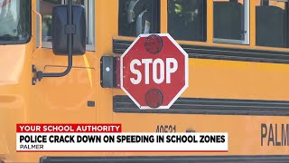 Police crackdown on speeding in school zones