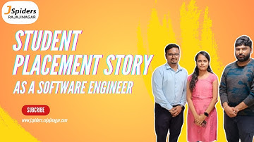 STUDENT PLACEMENT STORY AS A SOFTWARE ENGINEER FROM JSPIDERS | RAJAJINAGAR