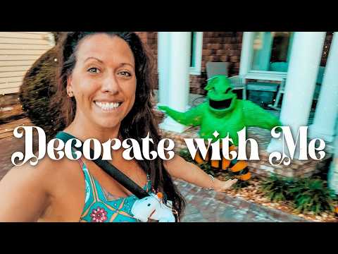 Decorate with me for Halloween in Disney 🖤☠️🧡 Nightmare Before Christmas Theme