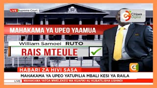 BREAKING: Supreme Court unanimously upholds William Ruto’s election victory BREAKING: Supreme Court unanimously upholds William Ruto’s election victory
