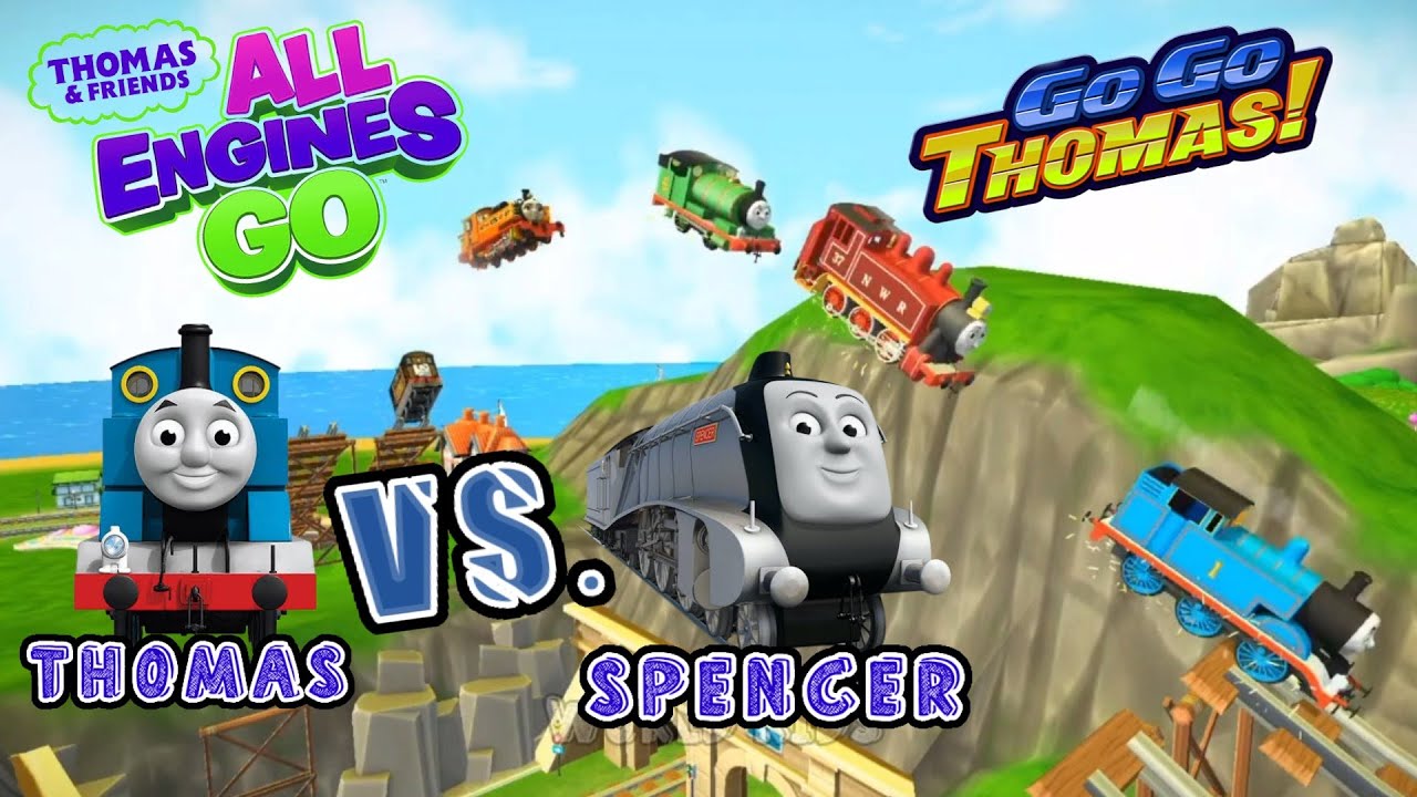 GoGo Thomas ( Thomas VS Spencer ) ⭐ Thomas Games ⭐ Thomas Train ⭐