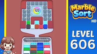 Marble Sort Level 606 Solution Walkthrough