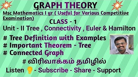 #trb #trb #polytecnictrb  #graphtheor #tree #connected #graph #acycli #cycle #vertex #edge #theorem