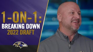 1-on-1: Joe Hortiz Breaks Down 2022 Draft | Baltimore Ravens
