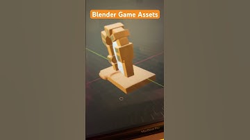 Create a Game Assets in Blender 3D #gamedev  #blender #shorts
