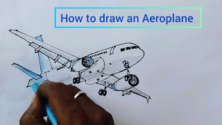 Aeroplane drawing IIPGR arts#easydrawing #sketching #trending #timelapse #plane #aeroplanetakeoff