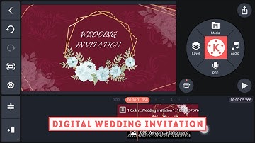 How to Create Digital Wedding Invitation Video in Kinemaster