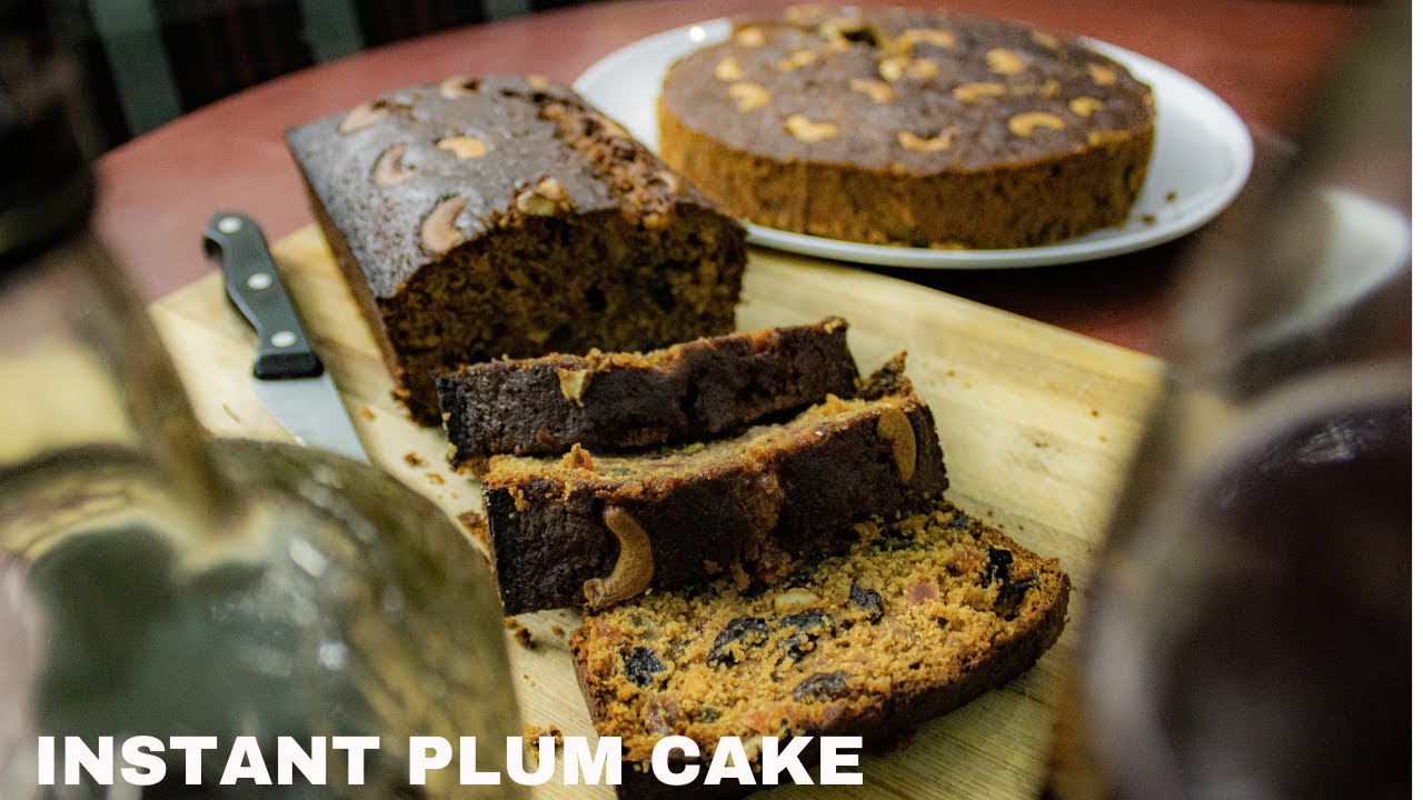 ഇൻസ്റ്റന്റ് പ്ലം കേക്ക് ! INSTANT PLUM CAKE ! make tasty ! dry fruits cake ! cake for Christmas