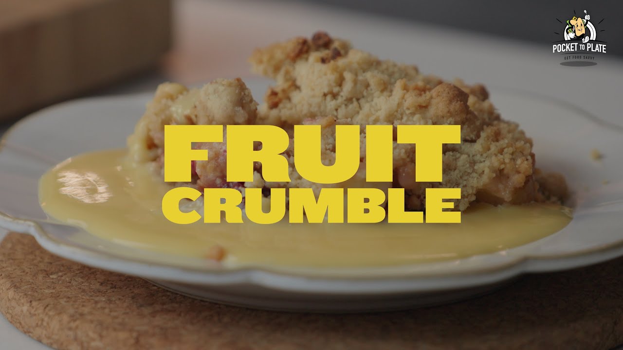 Apple & Blackberry Fruit Crumble