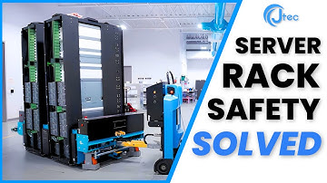 How Data Centers Are Safely Moving 4,000 lb Server Racks | Data Server Rack Carts