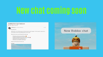 New chat coming soon [Roblox]