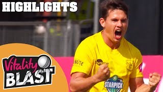 Thrilling Match Goes To Last Ball | Gloucestershire v Kent | Vitality Blast 2018 - Highlights