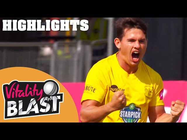 Thrilling Gloucestershire v Kent Match Goes To Last Ball | Vitality Blast 2018 
- Highlights