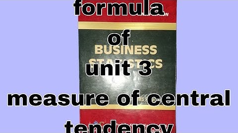 Bbs 1st year unit 3 measure of central tendency formula Mean median mode  and percentile