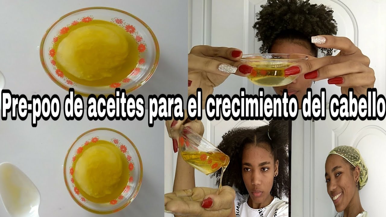 Prepoo de aceites para el crecimiento del cabelloPrepú caseroDIY Hot