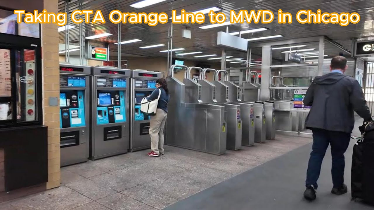 Taking the CTA Orange Line to Chicago Midway Airport (MDW)