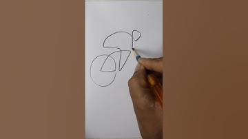 One Line Drawing Tutorial - Bike Rider | Dynamic Cycling Art #drawing #linedrawingtutorial #art