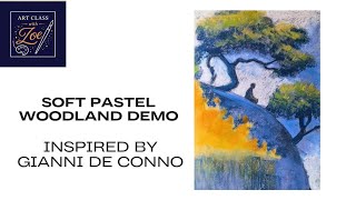 Soft Pastel Woodland Landscape Tutorial | Inspired by Gianni De Conno screenshot 2