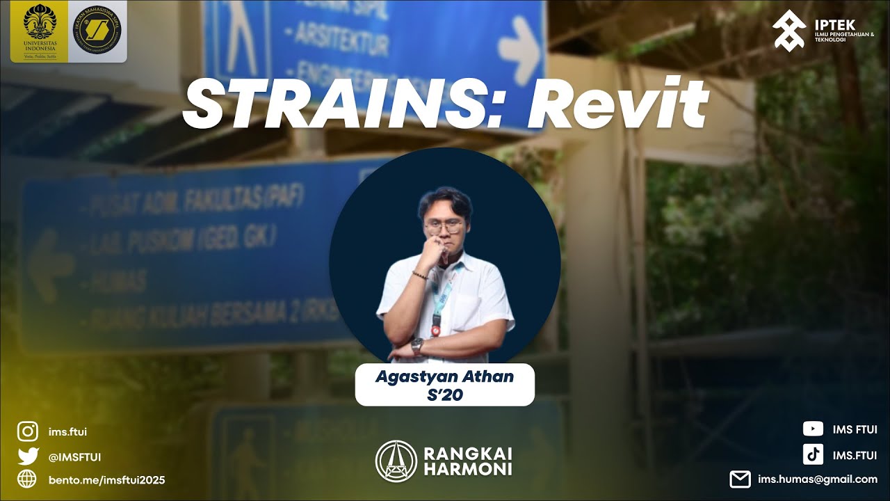 Software Training Series : Revit Part 3 (Defining Structural Component)