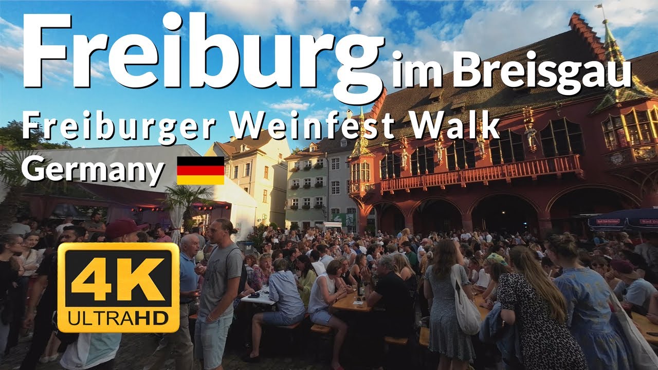 49. Freiburger Weinfest Walk Tour Freiburg Wine Fest YouTube