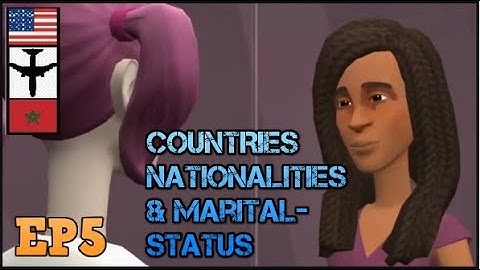 Countries, nationalities & Marital status in Darija الدول والجنسيات بالدارجة #Darija #MorrocanArabic